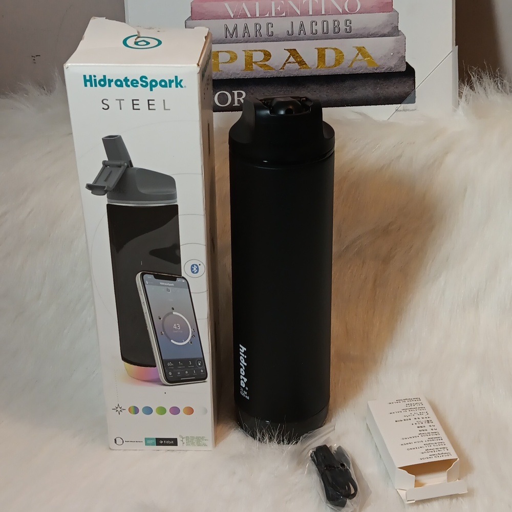 Steel Smart Water Bottle - Black